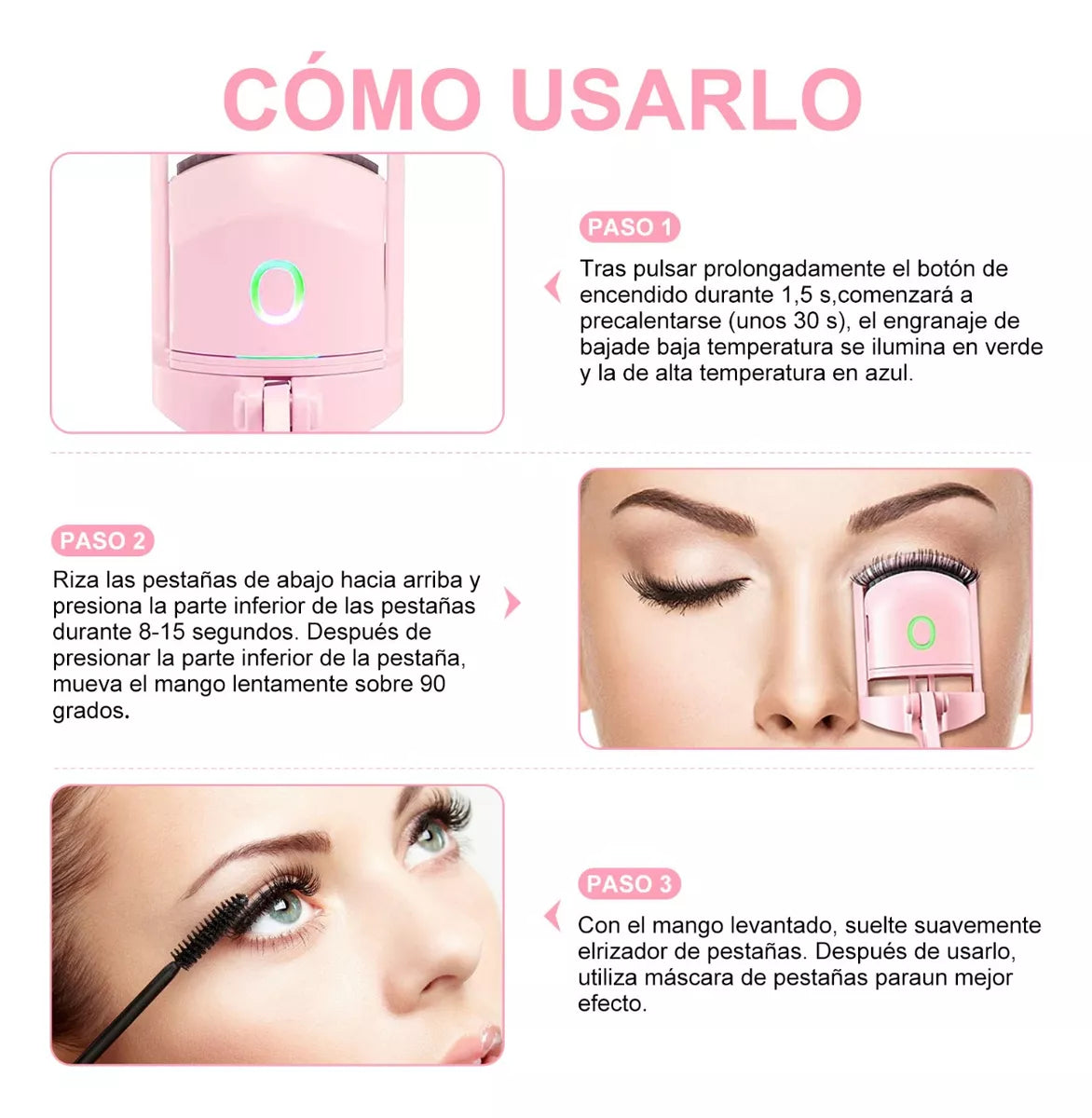 RIZADOR DE PESTAÑAS ELÉCTRICO - EasyCurl Lash ™