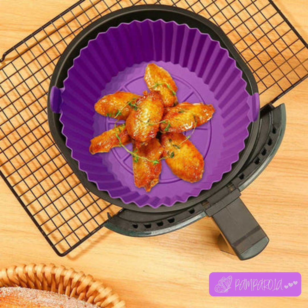 PACK DE 6 CANASTAS DE SILICONA PARA AIR FRYER