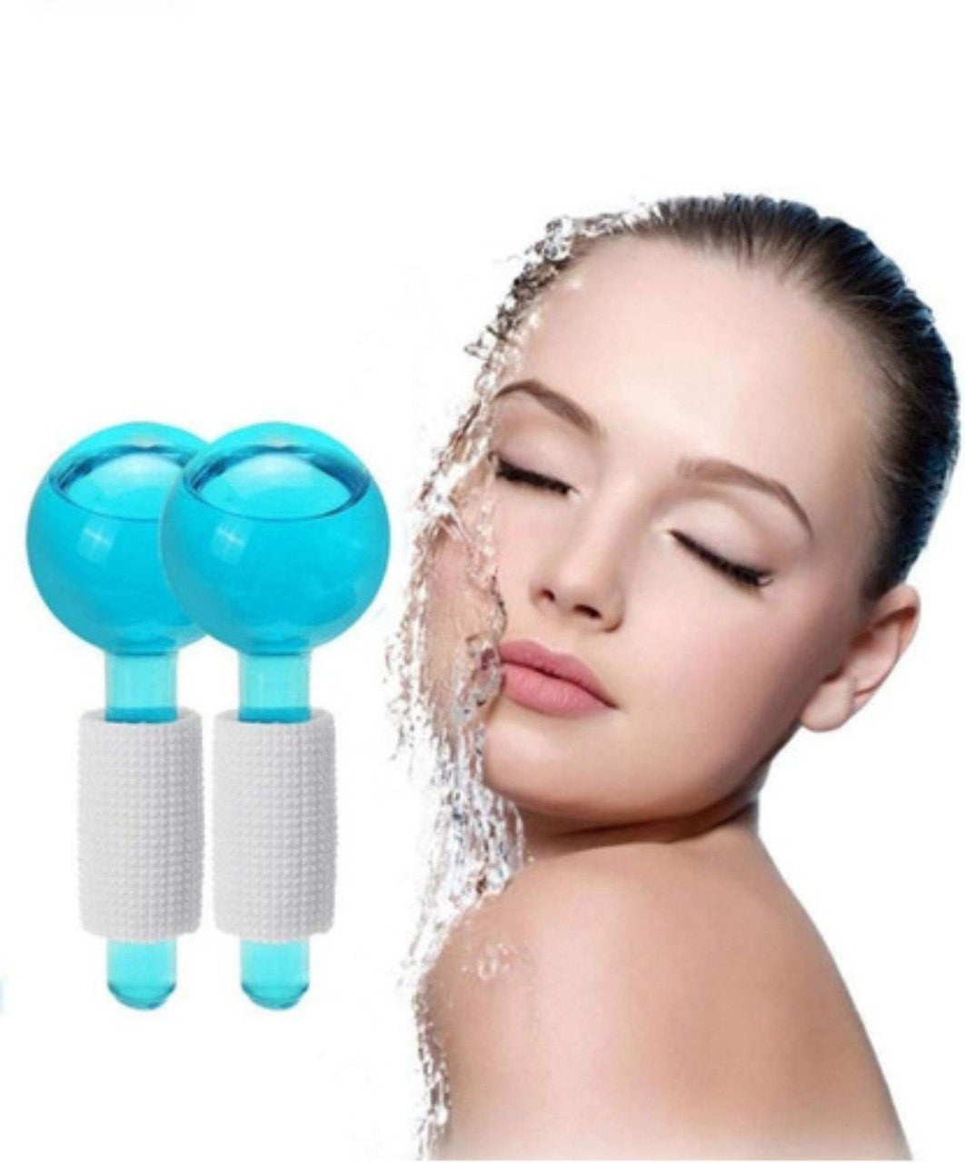 Globo de hielo facial: 2 rodillos